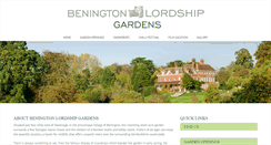 Desktop Screenshot of beningtonlordship.co.uk