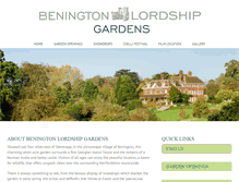 Tablet Screenshot of beningtonlordship.co.uk